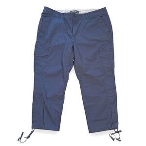 Eddie Bauer Vintage Cargo Capri‎ Pants Size 16